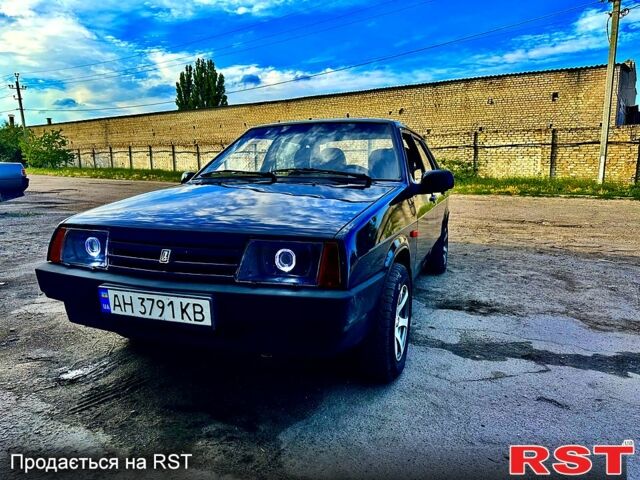 Синий ВАЗ 21099, объемом двигателя 1.6 л и пробегом 200 тыс. км за 2500 $, фото 1 на Automoto.ua