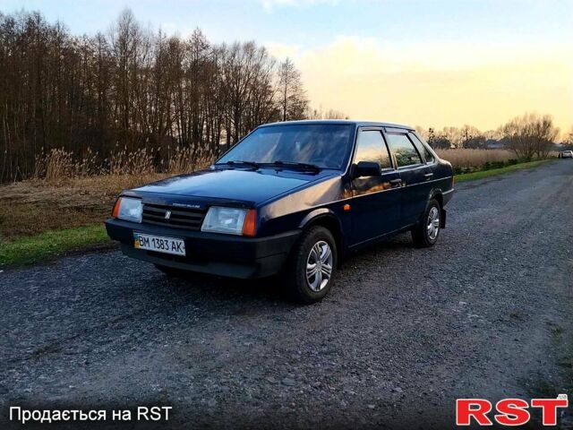 Синий ВАЗ 21099, объемом двигателя 1.6 л и пробегом 140 тыс. км за 2000 $, фото 1 на Automoto.ua