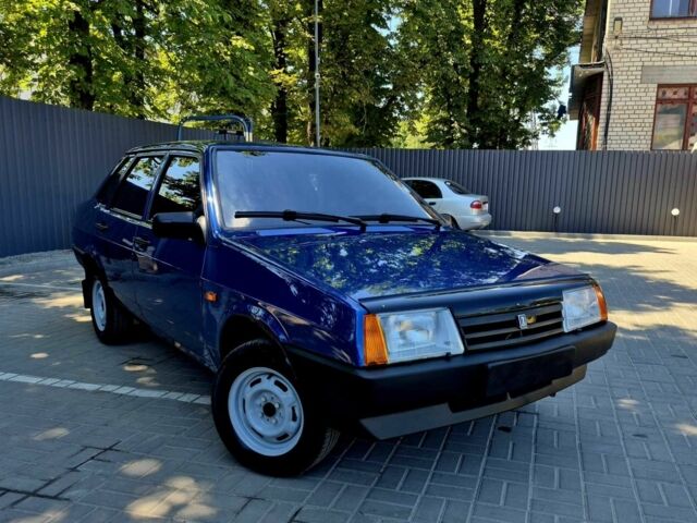Синий ВАЗ 21099, объемом двигателя 1 л и пробегом 93 тыс. км за 2901 $, фото 1 на Automoto.ua