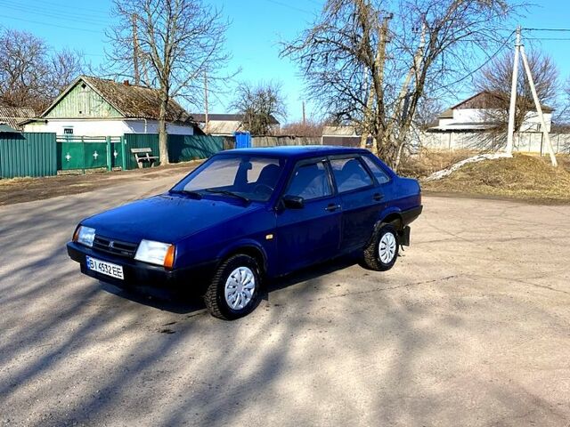 Синій ВАЗ 21099, об'ємом двигуна 1.6 л та пробігом 140 тис. км за 2000 $, фото 1 на Automoto.ua