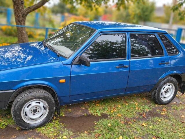 Синий ВАЗ 21099, объемом двигателя 1.6 л и пробегом 84 тыс. км за 2999 $, фото 1 на Automoto.ua