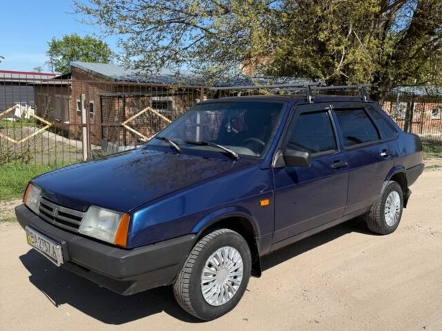 Синий ВАЗ 21099, объемом двигателя 0 л и пробегом 100 тыс. км за 300 $, фото 1 на Automoto.ua