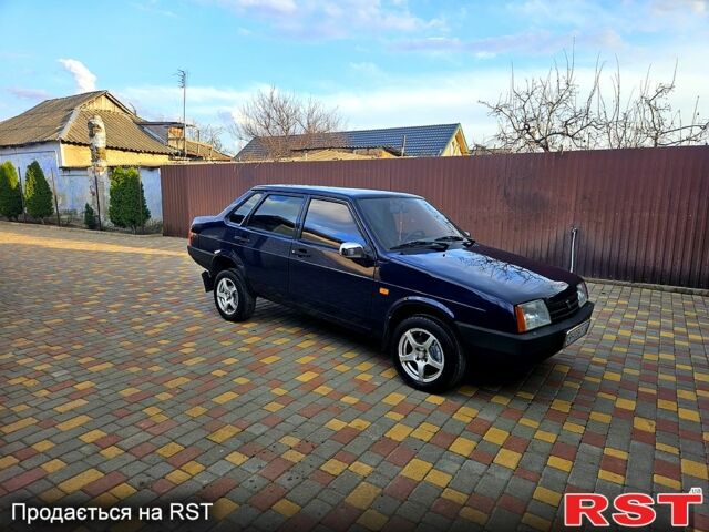 Синий ВАЗ 21099, объемом двигателя 1.6 л и пробегом 130 тыс. км за 2500 $, фото 1 на Automoto.ua