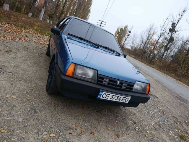 Синий ВАЗ 21099, объемом двигателя 1.6 л и пробегом 200 тыс. км за 2650 $, фото 1 на Automoto.ua