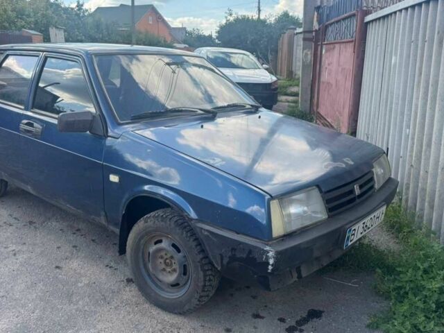 Синий ВАЗ 21099, объемом двигателя 1.6 л и пробегом 130 тыс. км за 1200 $, фото 1 на Automoto.ua