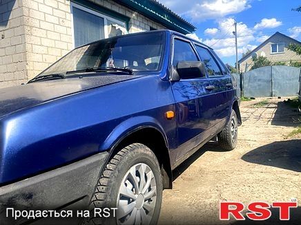 Синий ВАЗ 21099, объемом двигателя 1.6 л и пробегом 300 тыс. км за 1400 $, фото 1 на Automoto.ua
