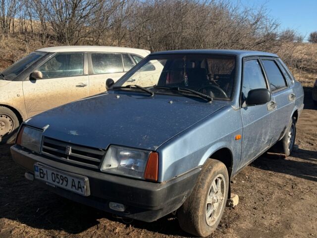 Синий ВАЗ 21099, объемом двигателя 1.5 л и пробегом 57 тыс. км за 840 $, фото 1 на Automoto.ua