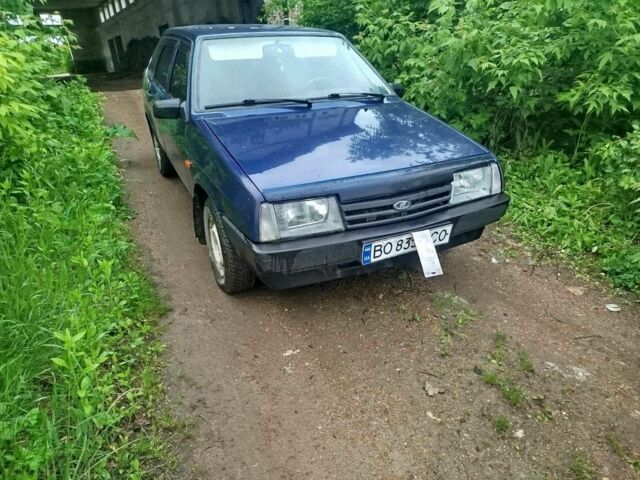 Синий ВАЗ 21099, объемом двигателя 1.5 л и пробегом 134 тыс. км за 900 $, фото 1 на Automoto.ua