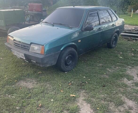 Зеленый ВАЗ 21099, объемом двигателя 1.5 л и пробегом 2 тыс. км за 480 $, фото 1 на Automoto.ua