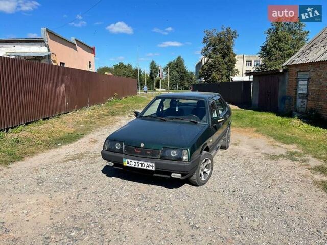 Зелений ВАЗ 21099, об'ємом двигуна 1.5 л та пробігом 230 тис. км за 2000 $, фото 1 на Automoto.ua
