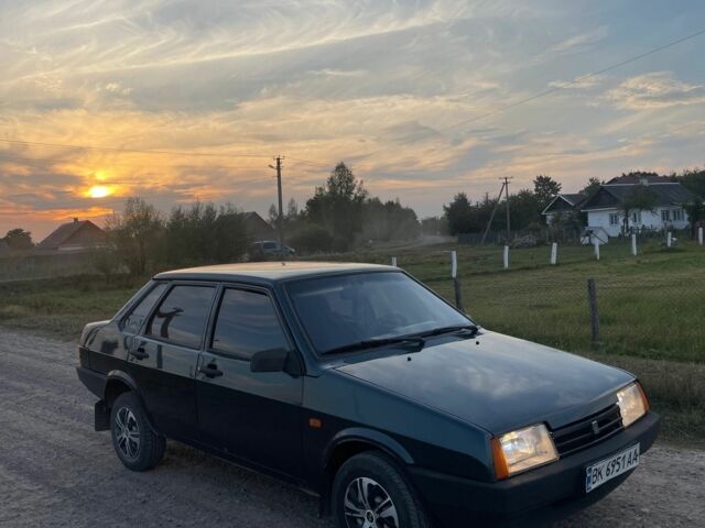 Зелений ВАЗ 21099, об'ємом двигуна 1.5 л та пробігом 280 тис. км за 1051 $, фото 1 на Automoto.ua