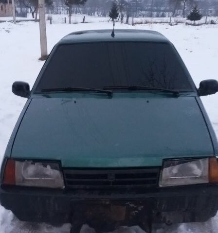 Зелений ВАЗ 21099, об'ємом двигуна 1 л та пробігом 200 тис. км за 500 $, фото 1 на Automoto.ua