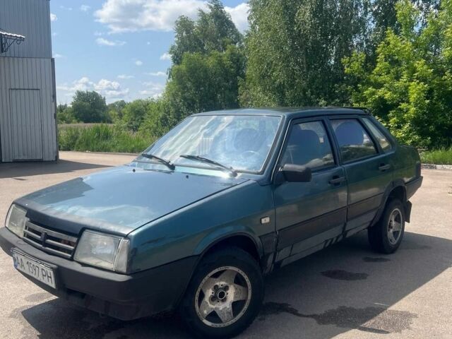 Зеленый ВАЗ 21099, объемом двигателя 1.5 л и пробегом 10 тыс. км за 1250 $, фото 1 на Automoto.ua