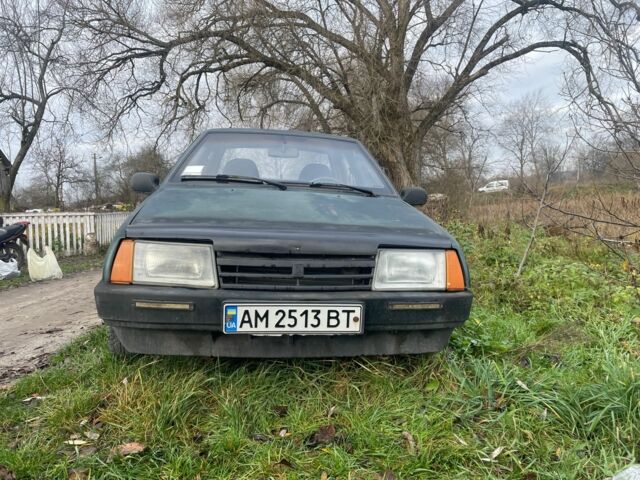 Зеленый ВАЗ 21099, объемом двигателя 1.6 л и пробегом 150 тыс. км за 428 $, фото 1 на Automoto.ua