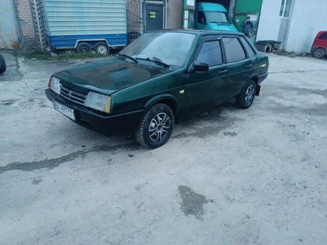 Зелений ВАЗ 21099, об'ємом двигуна 1.5 л та пробігом 123 тис. км за 1000 $, фото 1 на Automoto.ua