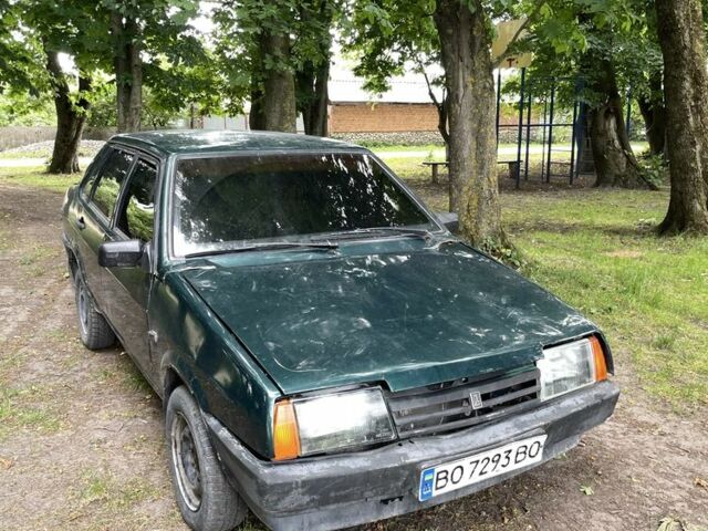Зелений ВАЗ 21099, об'ємом двигуна 1.5 л та пробігом 230 тис. км за 600 $, фото 1 на Automoto.ua