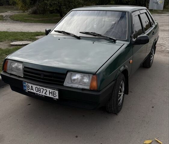 Зелений ВАЗ 21099, об'ємом двигуна 1.5 л та пробігом 70 тис. км за 1200 $, фото 1 на Automoto.ua