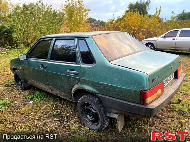 Зелений ВАЗ 21099, об'ємом двигуна 1.5 л та пробігом 85 тис. км за 500 $, фото 1 на Automoto.ua