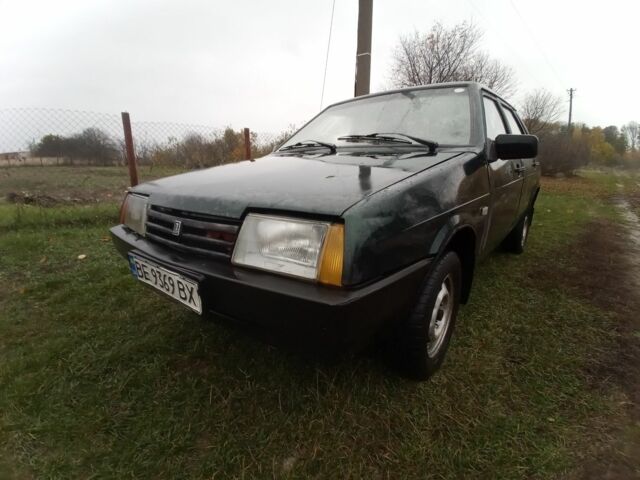 Зеленый ВАЗ 21099, объемом двигателя 0 л и пробегом 200 тыс. км за 713 $, фото 1 на Automoto.ua