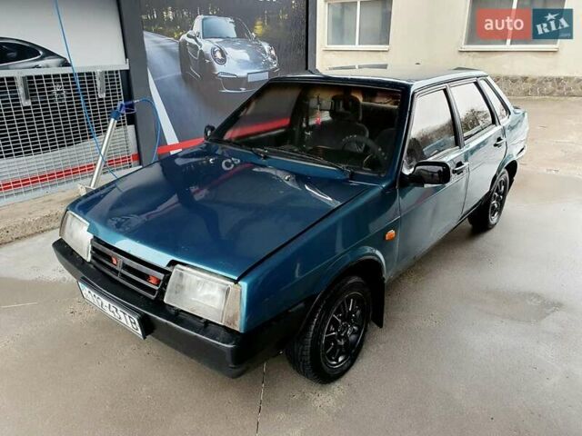 Зелений ВАЗ 21099, об'ємом двигуна 1.5 л та пробігом 222 тис. км за 999 $, фото 1 на Automoto.ua
