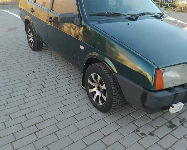 Зелений ВАЗ 21099, об'ємом двигуна 1.5 л та пробігом 300 тис. км за 1300 $, фото 1 на Automoto.ua