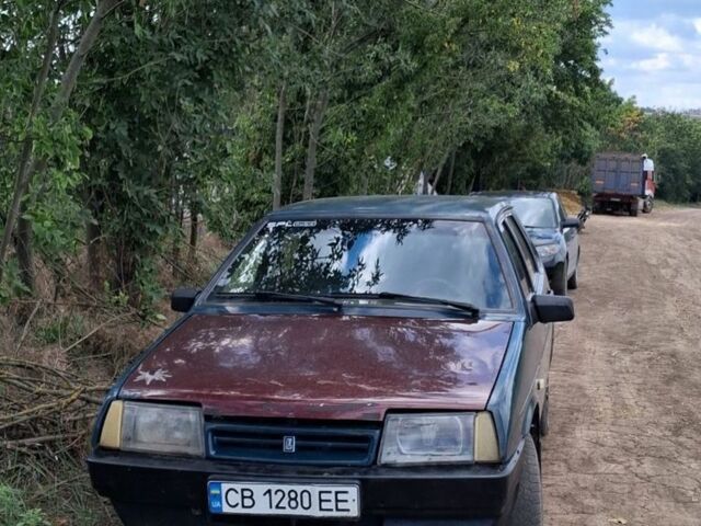 Зеленый ВАЗ 21099, объемом двигателя 1.5 л и пробегом 240 тыс. км за 718 $, фото 1 на Automoto.ua