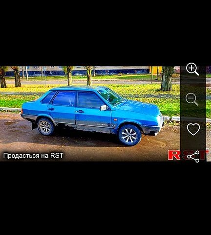 Зеленый ВАЗ 21099, объемом двигателя 1.5 л и пробегом 311 тыс. км за 1150 $, фото 1 на Automoto.ua