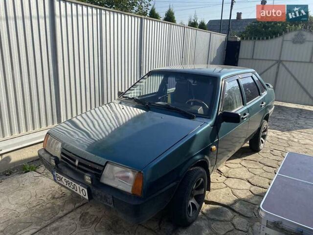 Зеленый ВАЗ 21099, объемом двигателя 1.5 л и пробегом 41 тыс. км за 1500 $, фото 1 на Automoto.ua