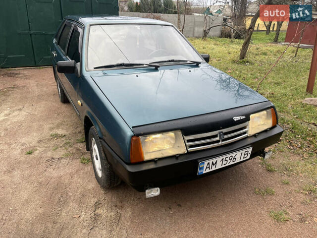 Зелений ВАЗ 21099, об'ємом двигуна 1.5 л та пробігом 213 тис. км за 1300 $, фото 1 на Automoto.ua