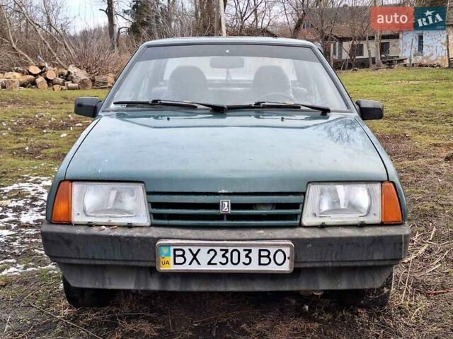 Зелений ВАЗ 21099, об'ємом двигуна 1.5 л та пробігом 160 тис. км за 1200 $, фото 1 на Automoto.ua
