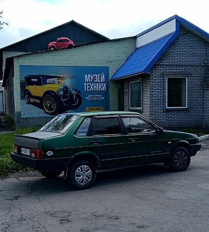 Зеленый ВАЗ 21099, объемом двигателя 1.5 л и пробегом 0 тыс. км за 1000 $, фото 1 на Automoto.ua