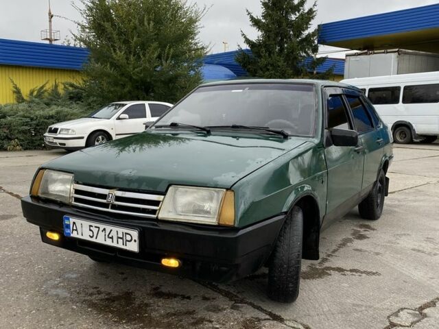 Зеленый ВАЗ 21099, объемом двигателя 1.5 л и пробегом 150 тыс. км за 882 $, фото 1 на Automoto.ua