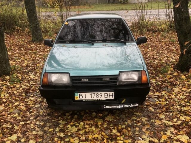 Зеленый ВАЗ 21099, объемом двигателя 1.5 л и пробегом 1000 тыс. км за 1450 $, фото 1 на Automoto.ua