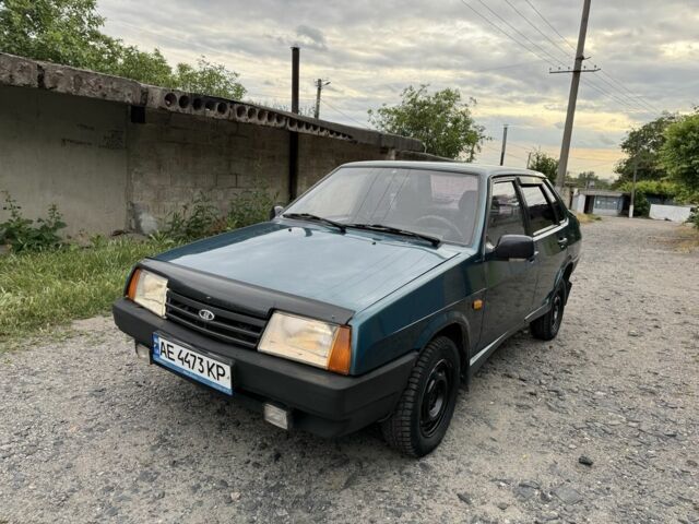 Зелений ВАЗ 21099, об'ємом двигуна 1.5 л та пробігом 225 тис. км за 1450 $, фото 1 на Automoto.ua