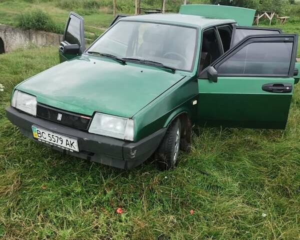 Зелений ВАЗ 21099, об'ємом двигуна 1.5 л та пробігом 43 тис. км за 1200 $, фото 1 на Automoto.ua