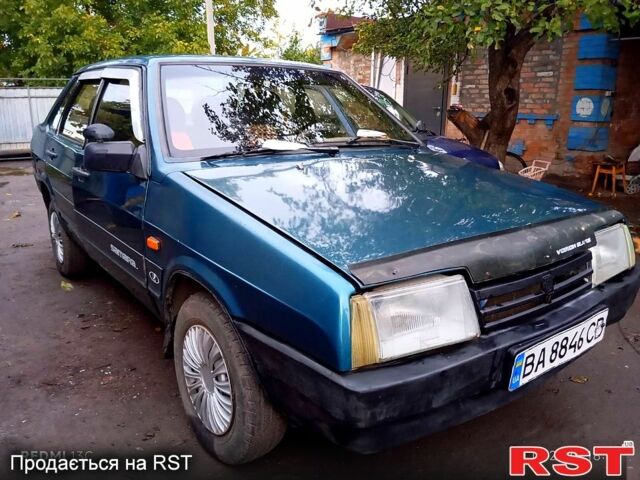 Зеленый ВАЗ 21099, объемом двигателя 1.5 л и пробегом 0 тыс. км за 1300 $, фото 1 на Automoto.ua