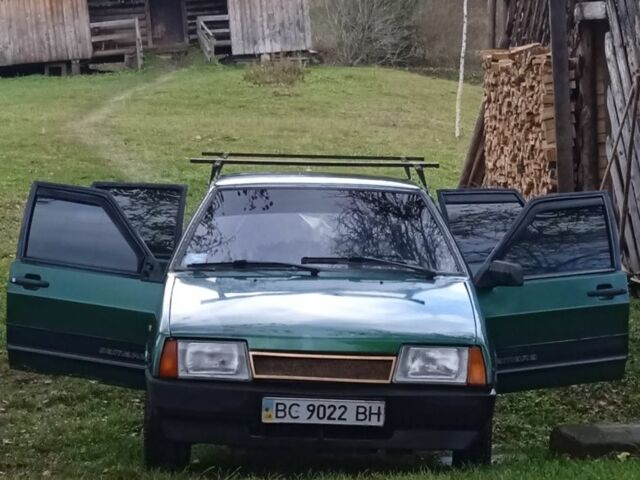Зеленый ВАЗ 21099, объемом двигателя 0 л и пробегом 200 тыс. км за 444 $, фото 1 на Automoto.ua