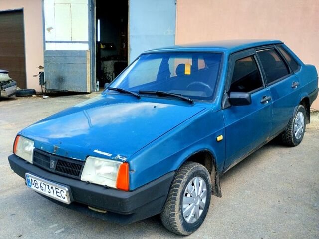 Зелений ВАЗ 21099, об'ємом двигуна 1.5 л та пробігом 263 тис. км за 1000 $, фото 1 на Automoto.ua
