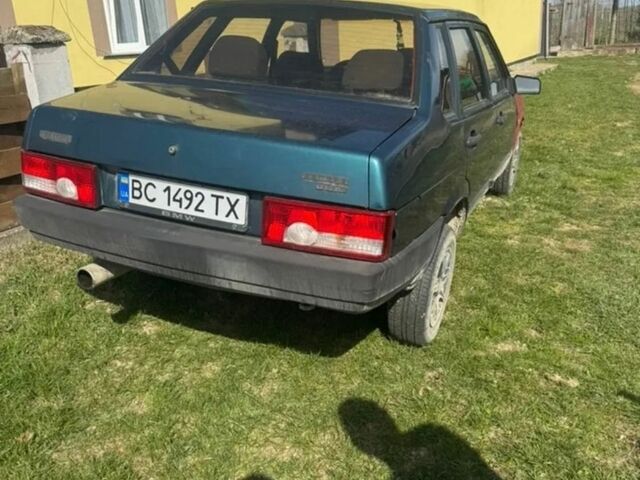 Зеленый ВАЗ 21099, объемом двигателя 1.46 л и пробегом 105 тыс. км за 650 $, фото 1 на Automoto.ua