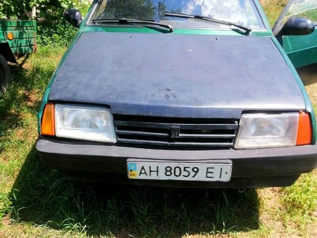 Зеленый ВАЗ 21099, объемом двигателя 1.5 л и пробегом 188 тыс. км за 600 $, фото 1 на Automoto.ua
