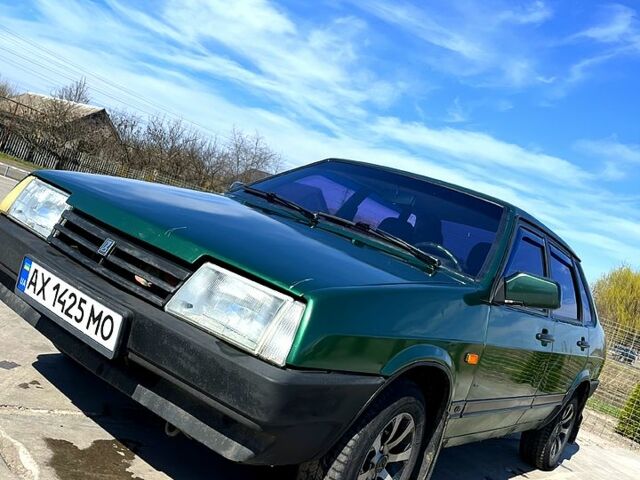 Зелений ВАЗ 21099, об'ємом двигуна 1.5 л та пробігом 136 тис. км за 1300 $, фото 1 на Automoto.ua