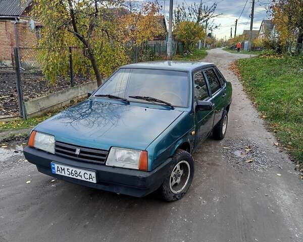 ВАЗ 21099 2000 в Бердичеве на Automoto.ua Зеленый ВАЗ 21099, объемом двигателя 1.5 л и пробегом 270 тыс. км за 1100 $, фото 1 на Automoto.ua
