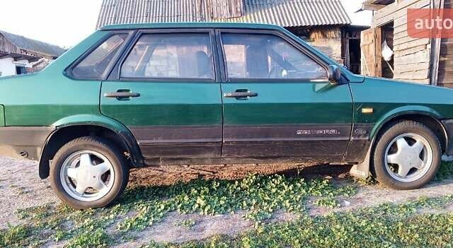 Зелений ВАЗ 21099, об'ємом двигуна 1.5 л та пробігом 250 тис. км за 1150 $, фото 1 на Automoto.ua