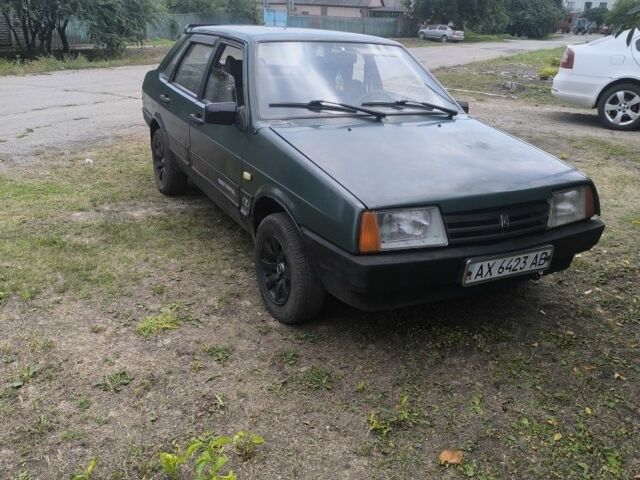 Зелений ВАЗ 21099, об'ємом двигуна 1.5 л та пробігом 65 тис. км за 1206 $, фото 1 на Automoto.ua