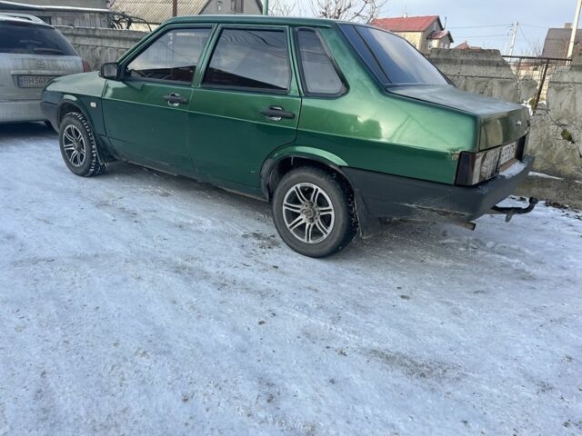 Зеленый ВАЗ 21099, объемом двигателя 1.5 л и пробегом 3 тыс. км за 1599 $, фото 1 на Automoto.ua