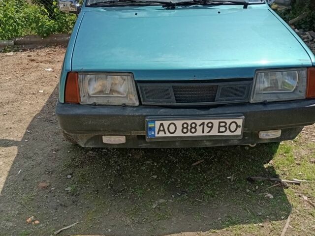 Зелений ВАЗ 21099, об'ємом двигуна 1.5 л та пробігом 200 тис. км за 900 $, фото 1 на Automoto.ua