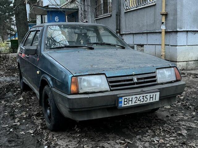 Зеленый ВАЗ 21099, объемом двигателя 1.5 л и пробегом 200 тыс. км за 300 $, фото 1 на Automoto.ua