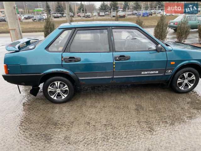 Зеленый ВАЗ 21099, объемом двигателя 1.6 л и пробегом 227 тыс. км за 1200 $, фото 1 на Automoto.ua