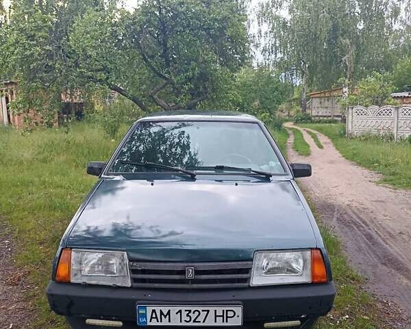 Зелений ВАЗ 21099, об'ємом двигуна 1.5 л та пробігом 248 тис. км за 1150 $, фото 1 на Automoto.ua