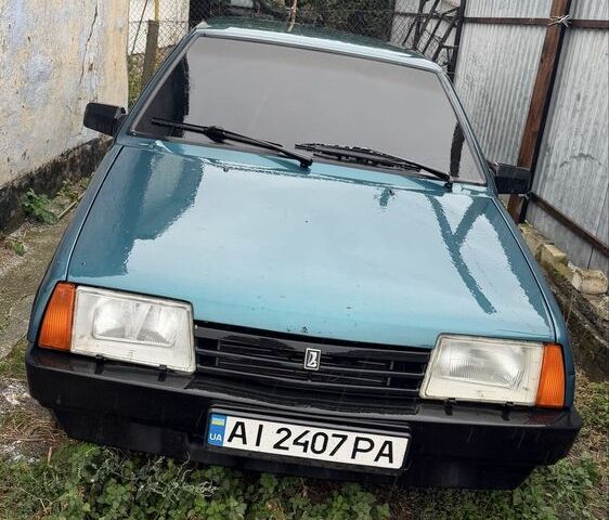 Зелений ВАЗ 21099, об'ємом двигуна 1.5 л та пробігом 171 тис. км за 1406 $, фото 1 на Automoto.ua